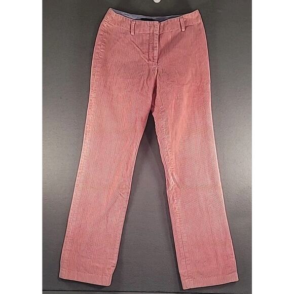 VTG Y2K J. McLaughlin Corduroy Pants Pink 2 Preppy Boho Cottagecore USA Made EUC - Picture 1 of 8